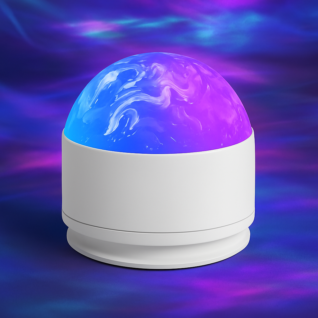 TPLUG™ OceanWave LED Projector – 16-Color Aurora Light