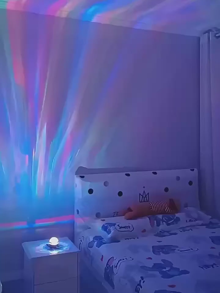 TPLUG™ OceanWave LED Projector – 16-Color Aurora Light